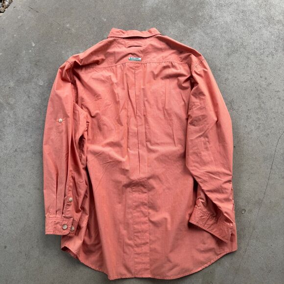 ExOfficio Buzz Off Shirt Mens XXL 2XL Tan/Orange Vented Roll Tab Sleeve Lot Of 2 - Picture 12 of 12